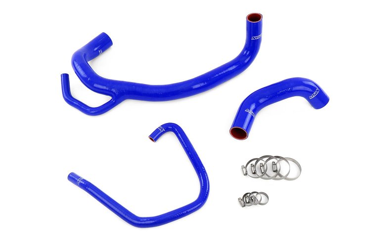 57-1616R-BLUE Radiator Hose Kit, High-Temp 3-Ply Reinforced Silicone, Replaces OEM Rubber Radiator Hoses