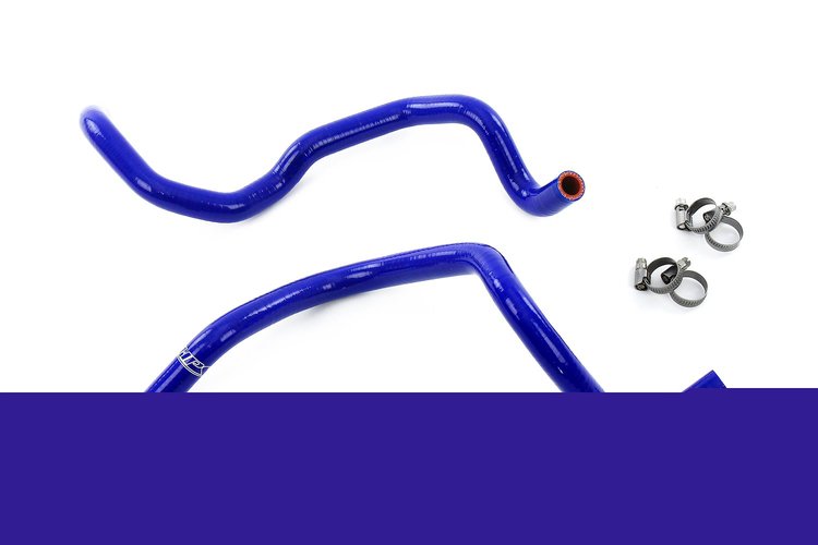 57-2140H-BLUE Heater Hose Kit, 3-Ply Reinforced Silicone, Replaces Rubber Heater Coolant Hoses