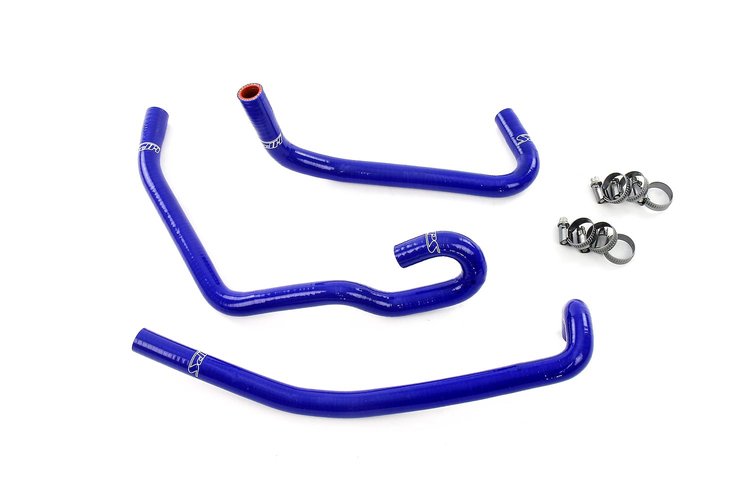 57-2141H-BLUE Heater Hose Kit, 3-Ply Reinforced Silicone, Replaces Rubber Heater Coolant Hoses