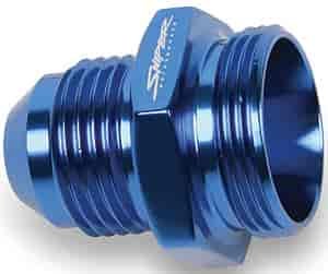 Short Carburetor Adapter -8AN to 7/8"-20 Dual Feed Holley