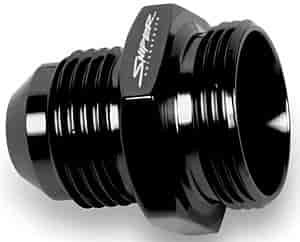 Short Carburetor Adapter -8AN to 7/8"-20 Dual Feed Holley
