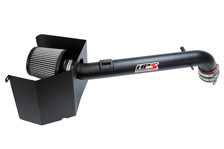 827-169WB Air Intake Kit, Dyno Proven +5.7 HP, +7.4 TQ, Heat Shield, High-Flow Air Filter
