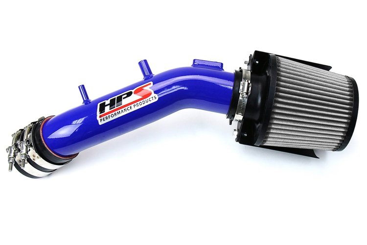 827-173BL Air Intake Kit, Dyno Proven +8.1 HP, +9.6 TQ, Heat Shield, High-Flow Air Filter