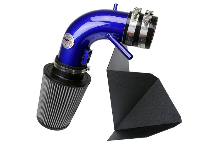 827-525BL Air Intake Kit, Increase HP & TQ, Heat Shield, High-Flow Performance Air Filter