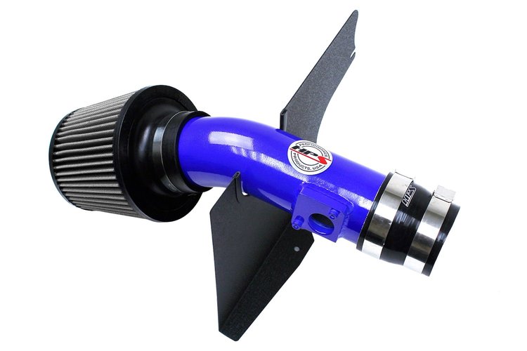827-566BL Air Intake Kit, Increase HP & TQ, Heat Shield, High-Flow Performance Air Filter