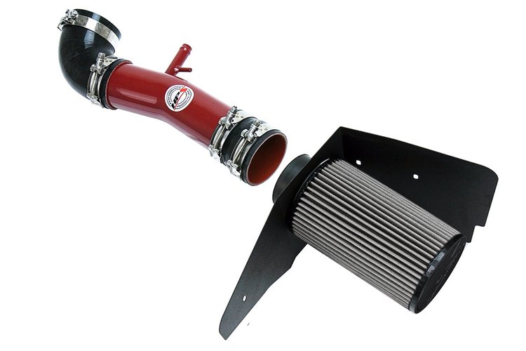 827-596R Air Intake Kit, Dyno Proven +8.7 HP, +10.8 TQ, Heat Shield, High-Flow Air Filter