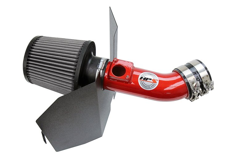 827-606R Air Intake Kit, Dyno Proven +21.3 HP, +20 TQ, Heat Shield, High-Flow Air Filter