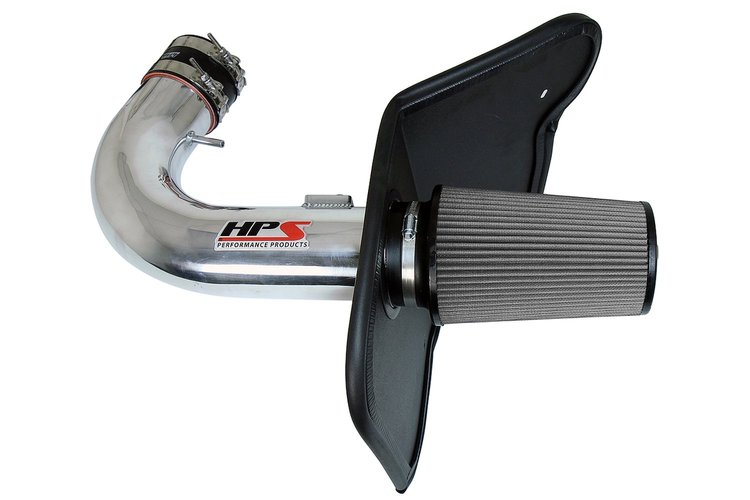 827-607P Air Intake Kit, Dyno Proven +13.7 HP, +14.4 TQ, Heat Shield, High-Flow Air Filter