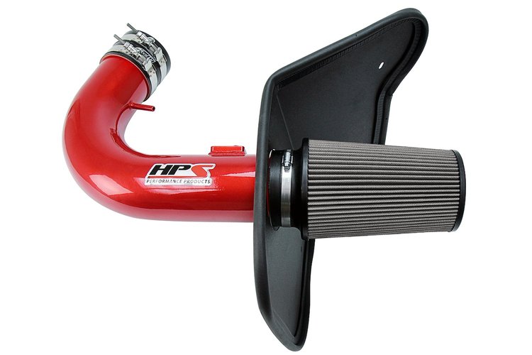 827-607R Air Intake Kit, Dyno Proven +13.7 HP, +14.4 TQ, Heat Shield, High-Flow Air Filter