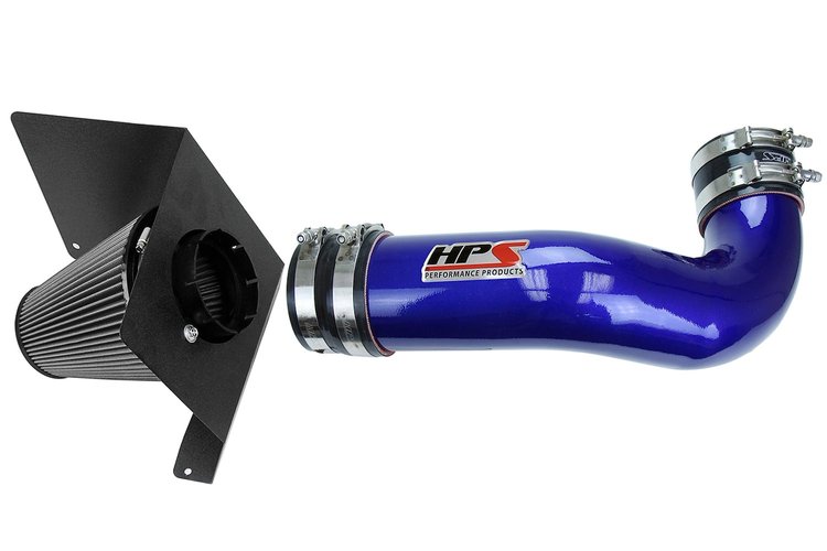 827-622BL Air Intake Kit, Dyno Proven +16.9 HP, +18.5 TQ, Heat Shield, High-Flow Air Filter