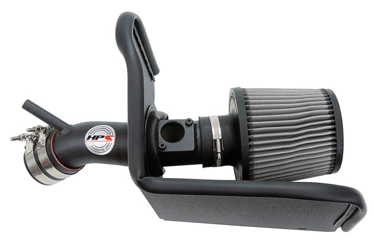 827-631WB Air Intake Kit, Dyno Proven +5.9 HP, +5.3 TQ, Heat Shield, High-Flow Air Filter