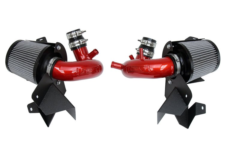 827-672R Air Intake Kit, Dyno Proven +21.4 HP, +20.6 TQ, Heat Shield, High-Flow Air Filter