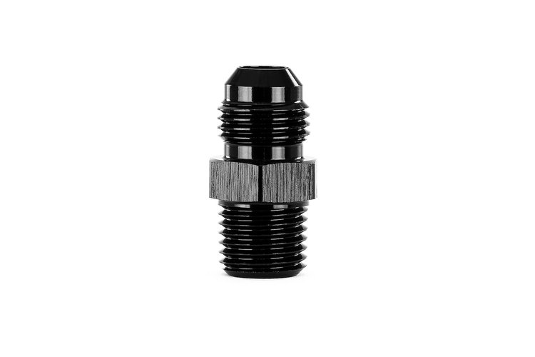 AN8166xM14125 AN Flare to Metric Adapter, Convert Metric Female Threads To Male An Flare