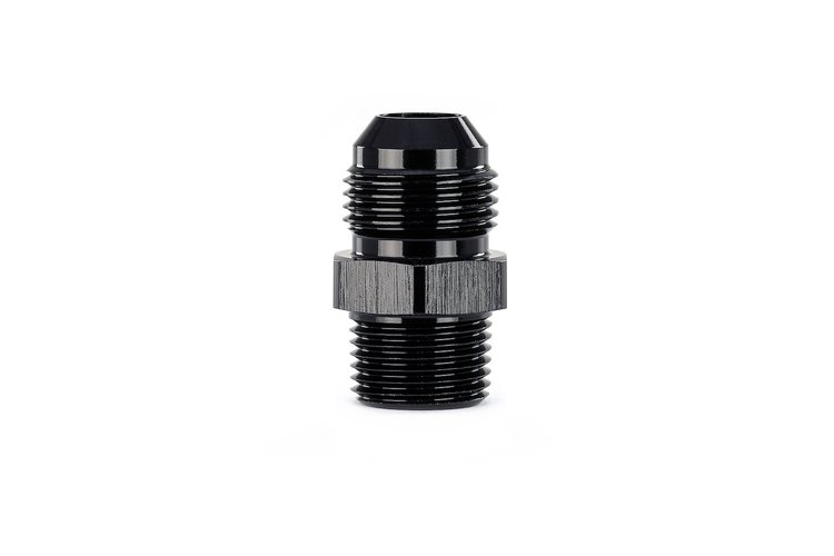 AN8168xM1815 AN Flare to Metric Adapter, Convert Metric Female Threads To Male An Flare