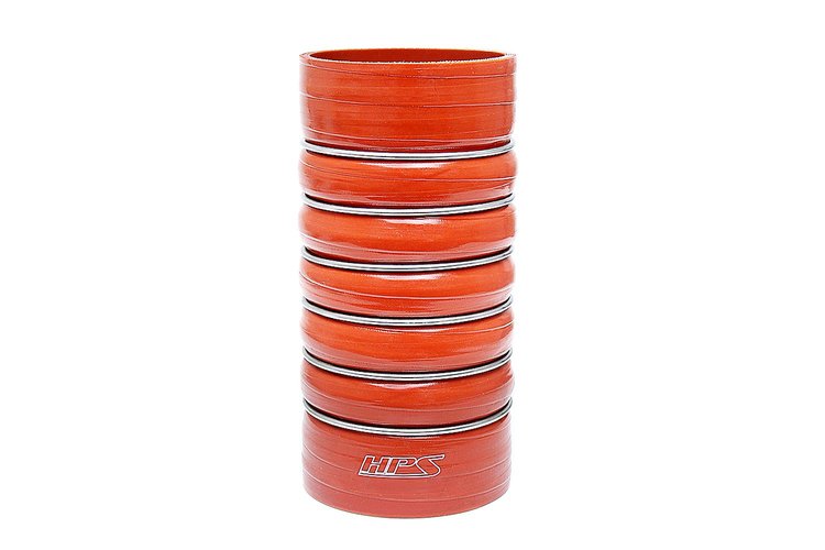 CAC-350-L8-HOT Silicone CAC Hose, Silicone CAC Hump Hose Hot, High-Temp 4-Ply Aramid Reinforced, 3-1/2 in. ID, 8 in. Long