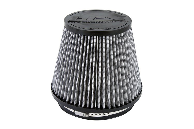 HPS-4303 Performance Air Filter, 6 in. Flange ID, 7 in. Height, Pre-Oiled & Reusable.