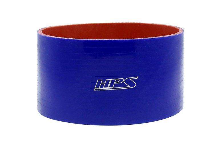 HTSC-375-BLUE Silicone Coupler Hose, High-Temp 4-Ply Reinforced, 3-3/4 in. ID, 3 in. Long, Blue