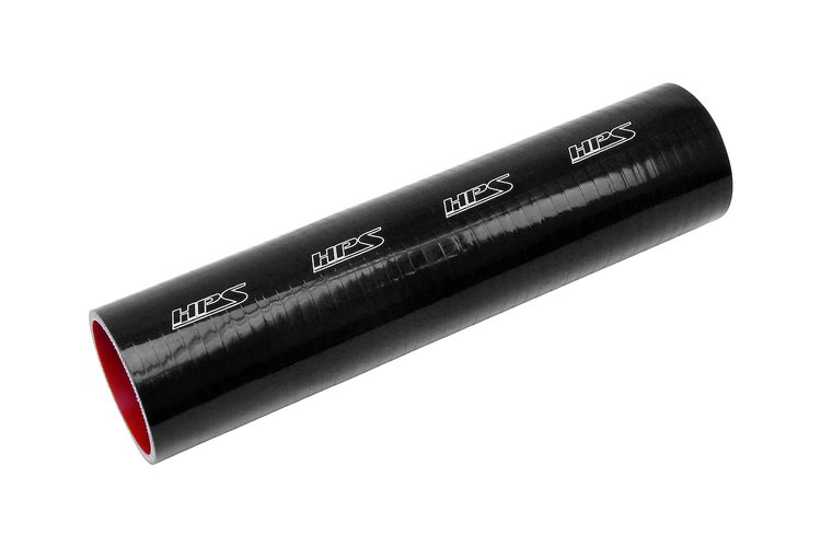 HTST-212-BLK Silicone Coupler Hose, High-Temp 4-Ply Reinforced, 2-1/8 in. ID, 1 ft. Long, Black