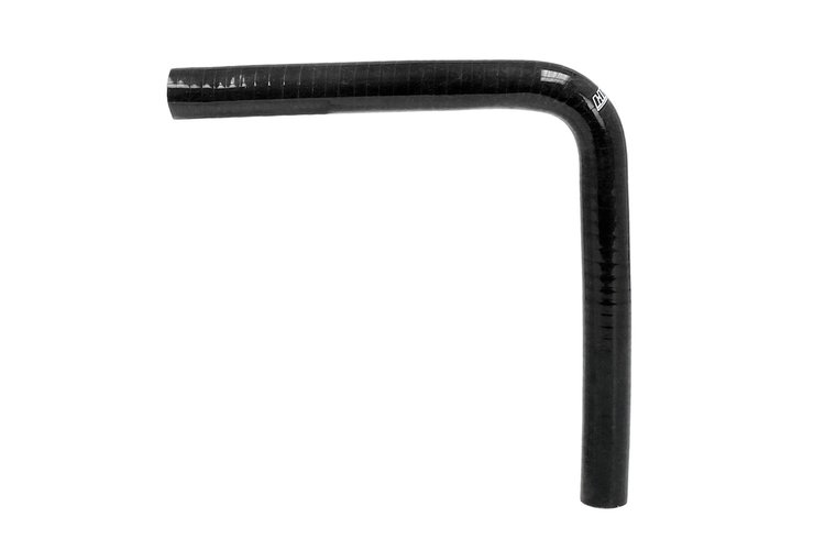 HTSEC90-125-L10-BLK Silicone 90-Degree Elbow Hose, High-Temp 4-Ply Reinforced, 1-1/4 in. ID, 10 in. Leg, Black