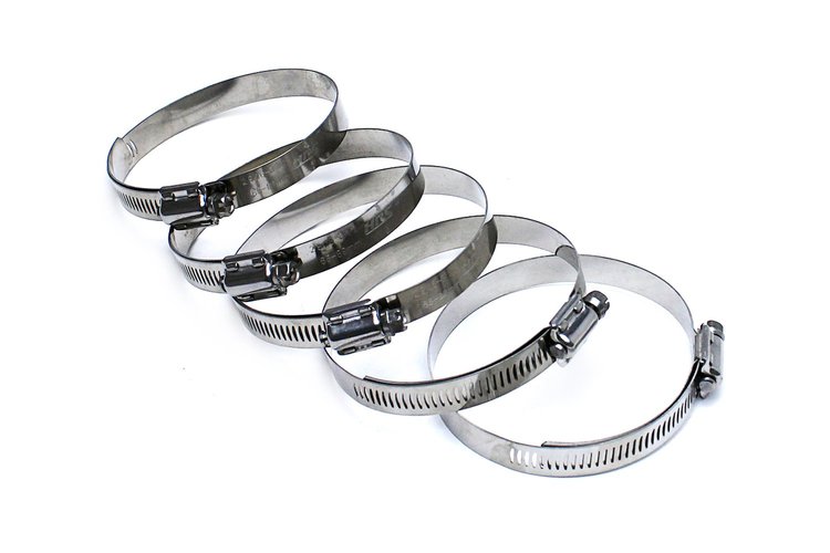 SSWC-65-89x5 Stainless Steel Worm Gear Hose Clamp, Effective Range: 2-9/16 in.- 3-1/2 in., 5Pc