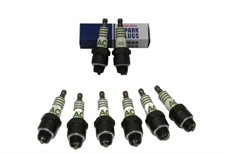 Spark Plug Set #45 for 1956-1968 Corvette C1/C2/C3