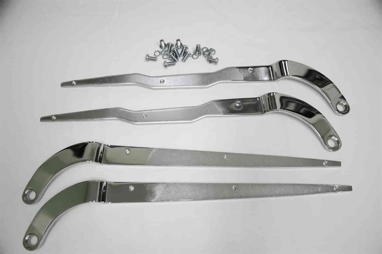 Seat Side Rail Trim Set for 1974-1978 Corvette C3