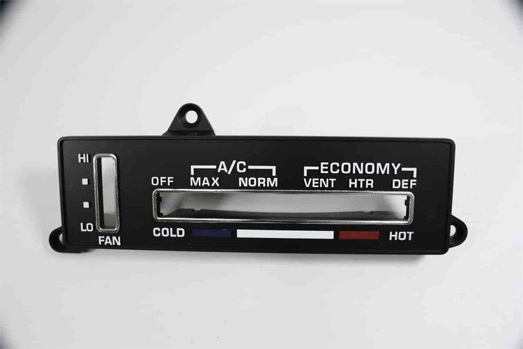 Heater Control Face Plate for 1977-1979 Corvette C3