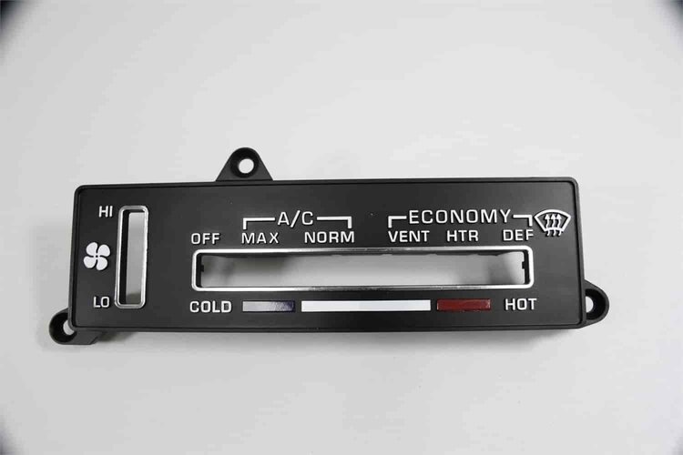 Heater Control Face Plate for 1980-1982 Corvette C3