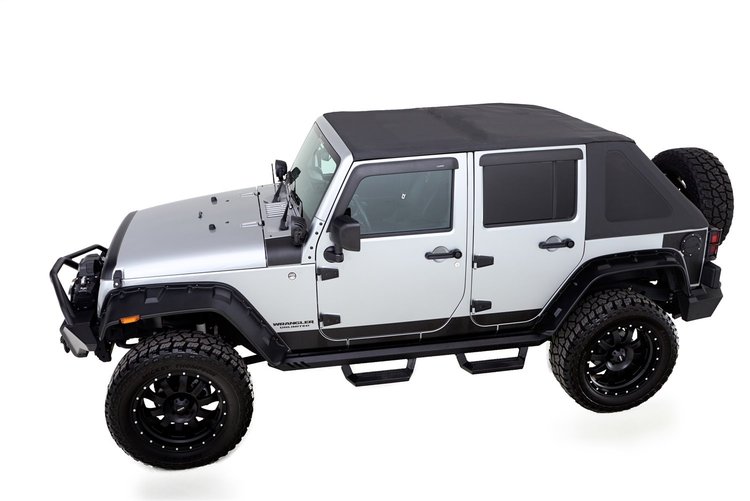 Trailview Fastback Soft Top for 2007-2018 Jeep Wrangler JK 2-Door