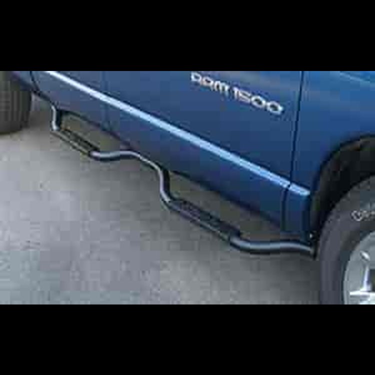 2IN SLIMINLINE SIDE BARS WITH STIRRUP STEP 02-08 DOGE RAM 1500 QUAD CAB