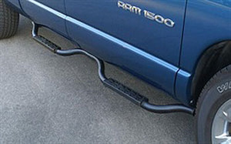 Slimline Nerf Bar Fits Chevy Silverado/GMC Sierra Crew Cab
