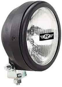LIGHT KIT CLEAR FOG ROUND POLYMER BODY GLASS LENS 4.75IN DIAMETER S 2.5IN DEEP PAIR W/ HARNESS SWITC