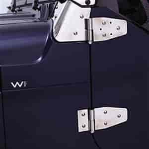 Door Hinges without Mirror Mount Holes 1976-1995 CJ & Wrangler with Full Steel Doors