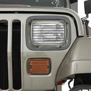 STONEGUARD SET BILLET 97-06 JEEP WRANGLER POLISHED FINISH