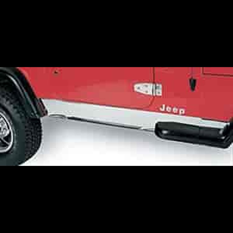 ROCKER PANELS 86-95 JEEP WRANGLER STAINLESS
