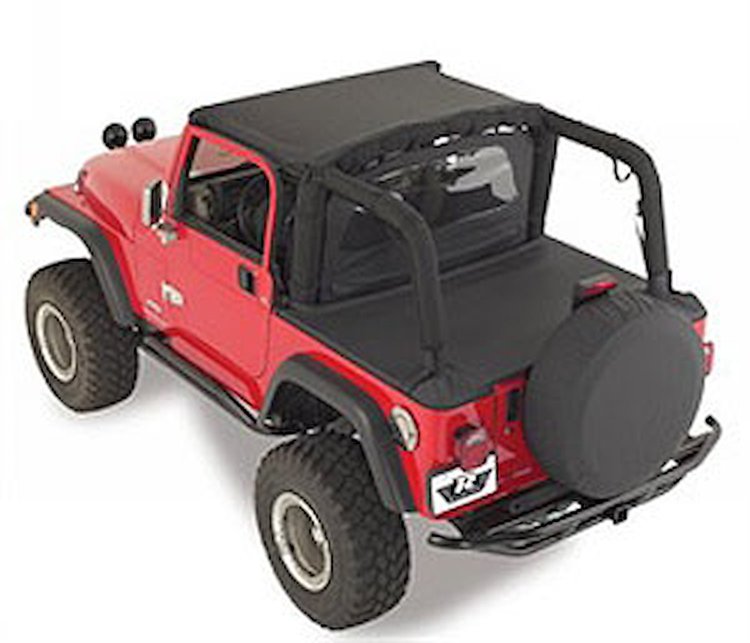 TONNEAU COVER 97-06 JEEP WRANGLER DENIM BLACK