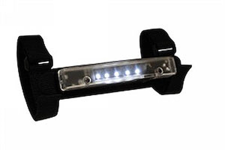 TRAIL LIGHT - SUPERBRIGHT LED 5 UNIVERSAL ATTACHMENT WRAPAROUND HOOK AND LOOP