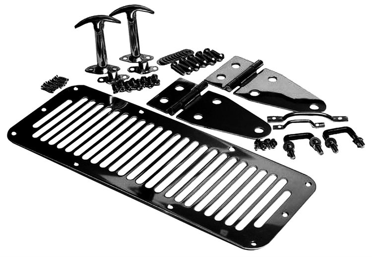 Complete Hood Kit 1978-1995 CJ & Wrangler