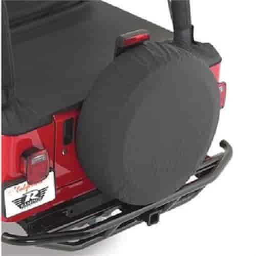 Tire Cover for with Camera Slot for 27-29 In. Tire fits 2018-2019 Jeep Wrangler JL