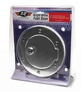 BILLET STYLE GAS COVER 97-06 JEEP WRANGLER POLISHED BILLET LOCKING DOOR DESIGN WITH KEYS