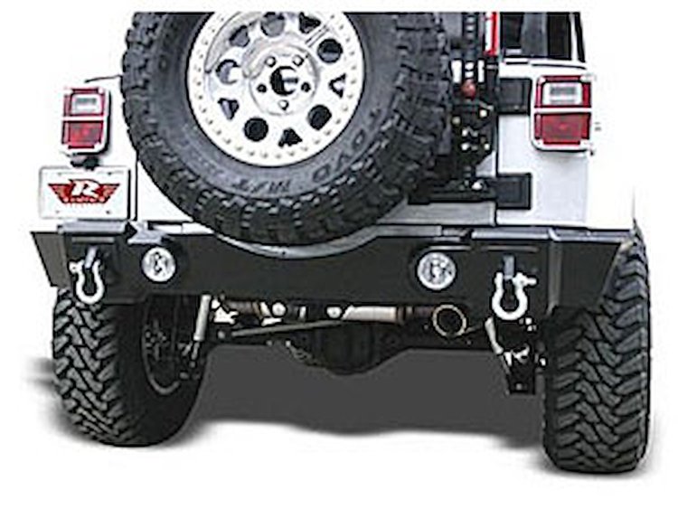 Rear Recovery Bumper 2007-2018 JK Wrangler 2 & 4 Dr.