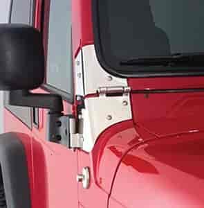 WINDSHIELD HINGES STAINLESS JK 07-10