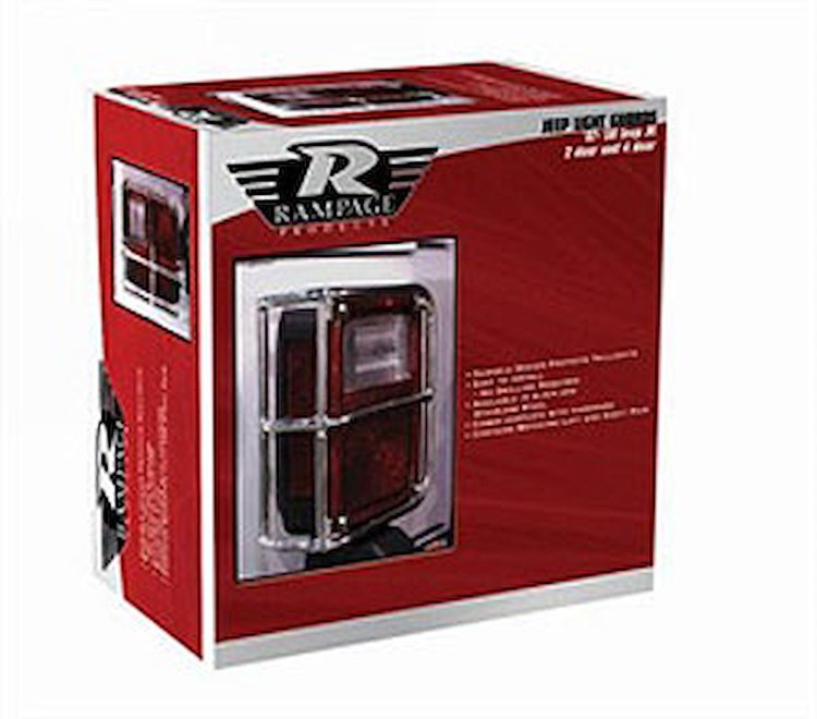 TAILLIGHT GUARDS JK 07-10 BLACK