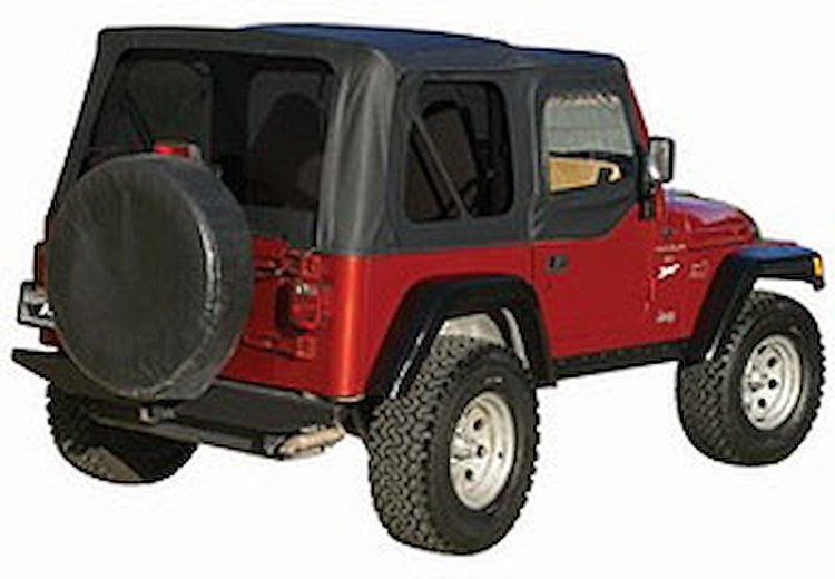 REPLACEMENT PLUS TOP JEEP WRANGLER 97-06 BLACK DIAMOND