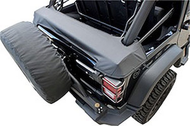 SOFT TOP STORAGE BOOT BLACK DIAMOND JEEP JK 4 DR 07-10