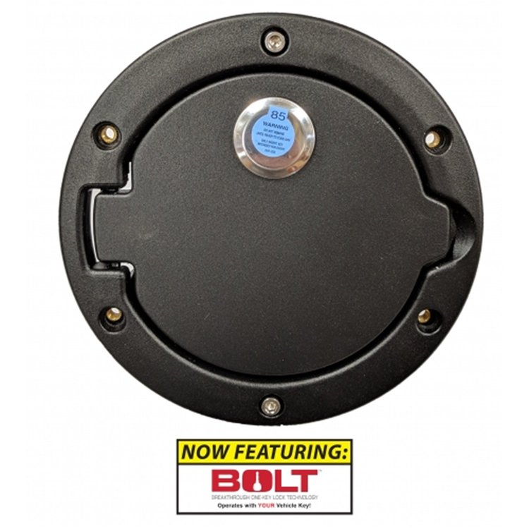 PL3000 Locking Fuel Cover w/ BOLT Technology for 2007-2018 Jeep Wrangler JK
