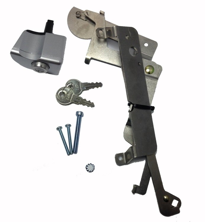 PL6102 Tailgate Lock for 2006-2014 Honda Ridgeline [Silver]