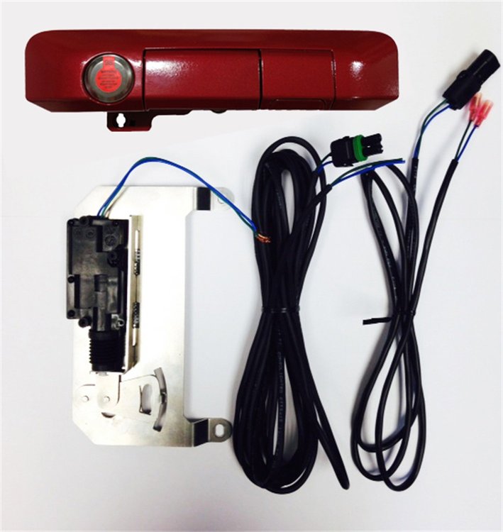 PL85401 Tailgate Lock for 2005-2015 Toyota Tacoma [Barcelona Red]