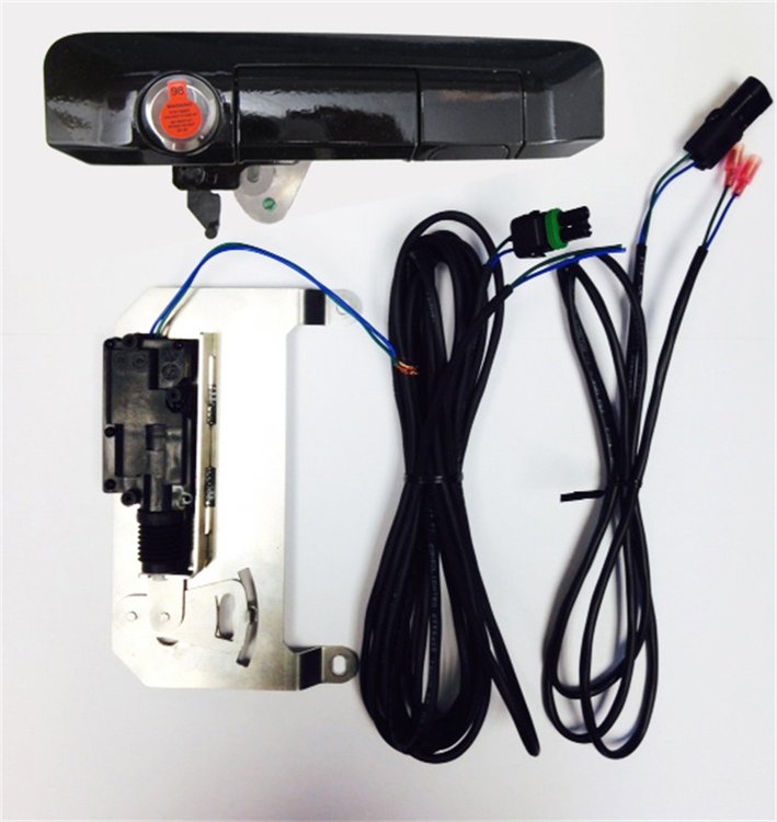 PL85410 Tailgate Lock for 2005-2015 Toyota Tacoma [Gloss Black]