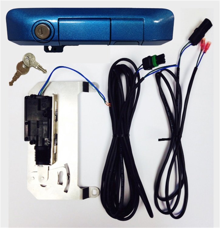PL85502 Tailgate Lock for 2005-2015 Toyota Tacoma [Speedway Blue]